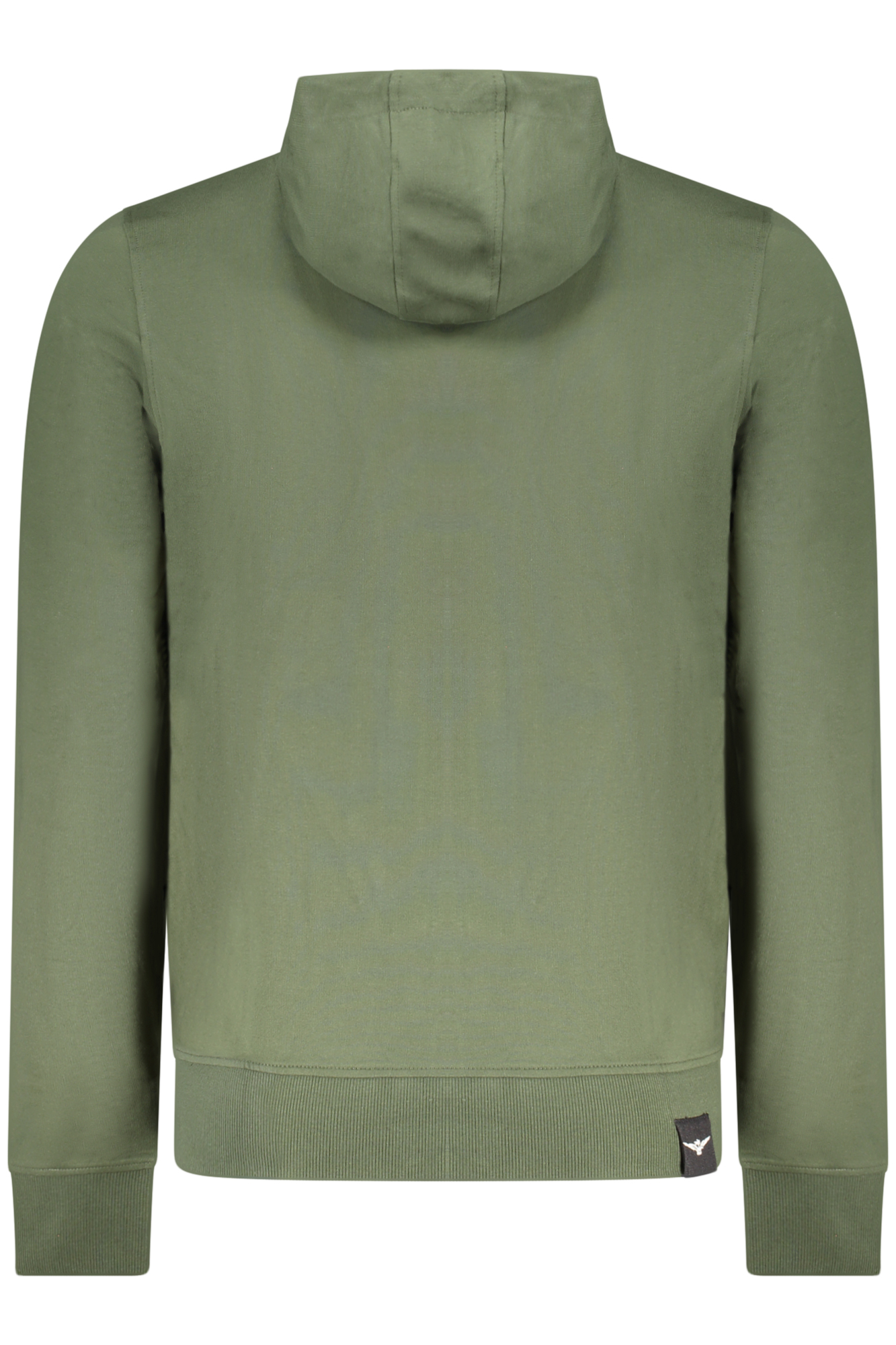 Grünes Herren-Sweatshirt mit Reißverschluss der Militärakademie – Bild 2