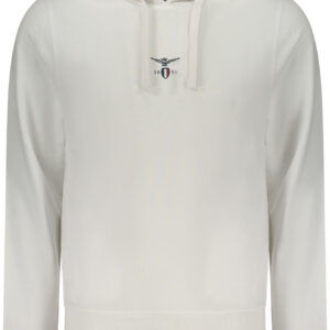 WEISSES HERREN-SWEATSHIRT MIT REISSVERSCHLUSS DER MILITÄRAKADEMIE