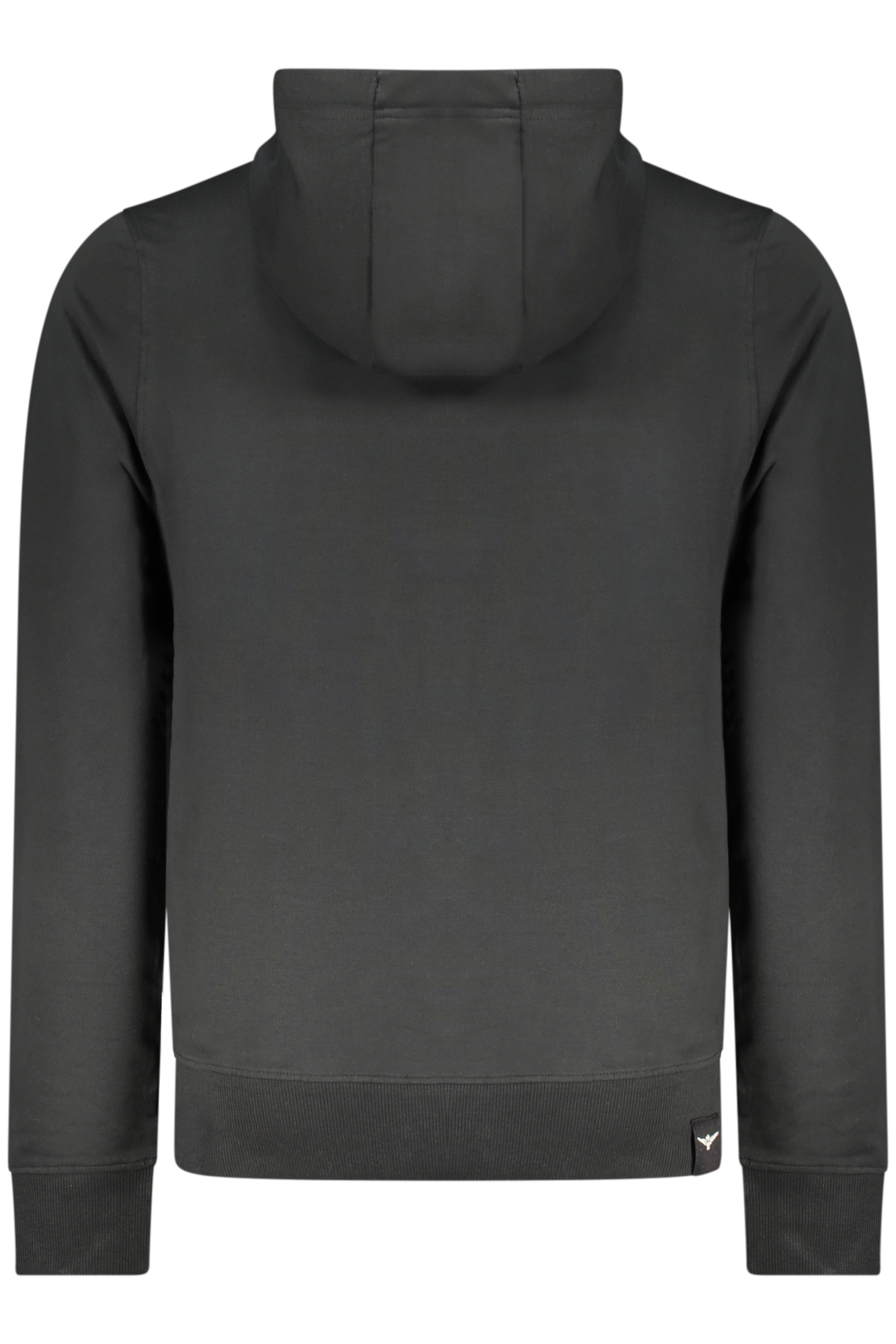 Schwarzes Herren-Sweatshirt mit Reißverschluss der Militärakademie – Bild 2