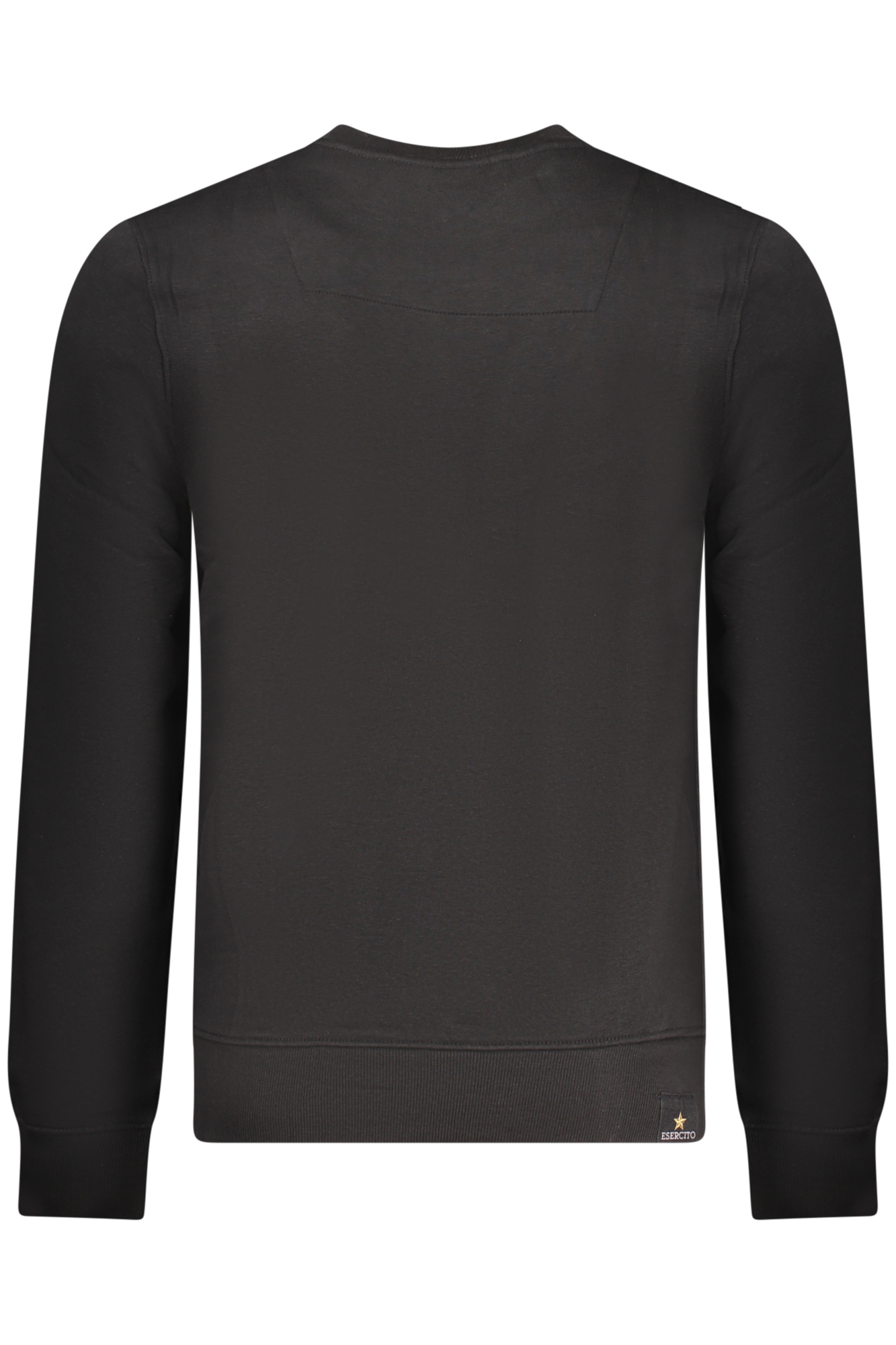 Schwarzes Herren-Sweatshirt mit Reißverschluss der Militärakademie – Bild 2