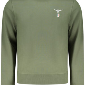 MILITARY ACADEMY HERREN-SWEATSHIRT MIT REISSVERSCHLUSS, GRÜN