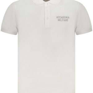 MILITARY ACADEMY HERREN KURZARM-POLO WEISS