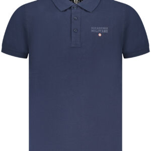 BLAUES KURZARM-POLOSHIRT DER MILITARY ACADEMY FÜR HERREN