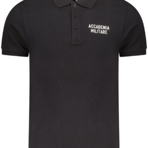 MILITARY ACADEMY SCHWARZES HERREN-KURZARM-POLO