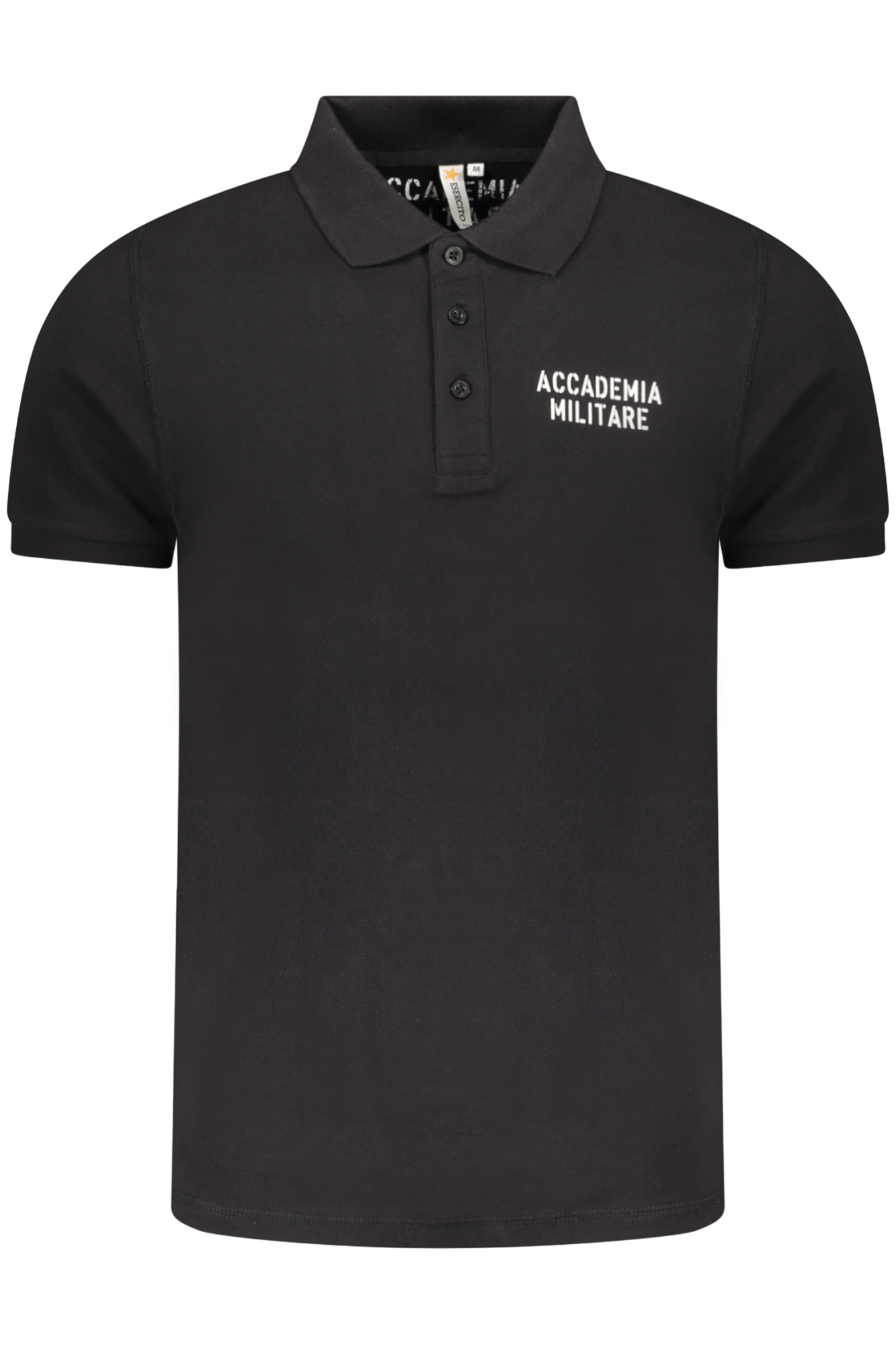 MILITARY ACADEMY SCHWARZES HERREN-KURZARM-POLO