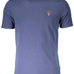 AERONAUTICA MILITARE BLAUES OUTDOOR-T-SHIRT FÜR HERREN