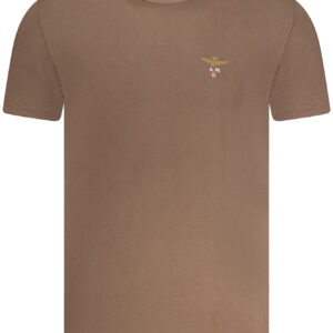 AERONAUTICA MILITARE Herren-Oberbekleidung, braunes T-Shirt