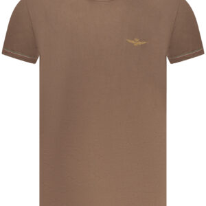 AERONAUTICA MILITARE Herren-Oberbekleidung, braunes T-Shirt