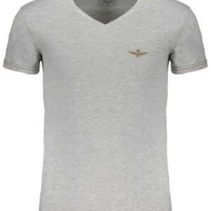 ERONAUTICA MILITARE HERREN-GRAUES KURZARM-T-SHIRT