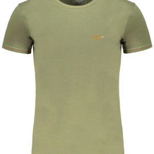 ERONAUTICA MILITARE GRÜNES KURZÄRMELIGES HERREN-T-SHIRT