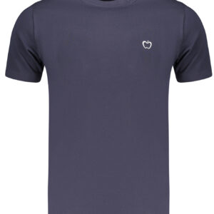 Kisses & Hugs Herren-T-Shirt, blau, kurzärmelig