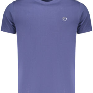 Kisses & Hugs Herren-T-Shirt, blau, kurzärmelig
