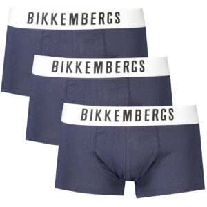 BIKKEMBERGS HERREN BOXERSHORTS BLAU