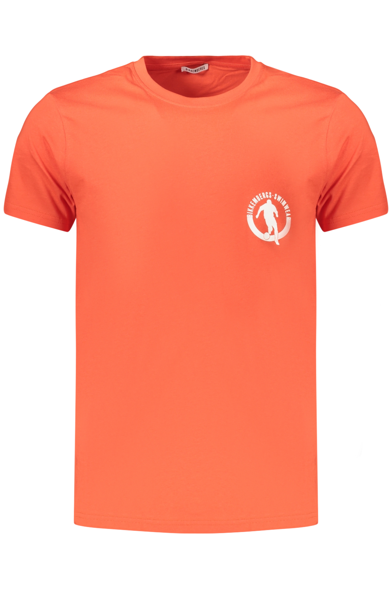 BIKKEMBERGS Herren-Kurzarm-T-Shirt Orange
