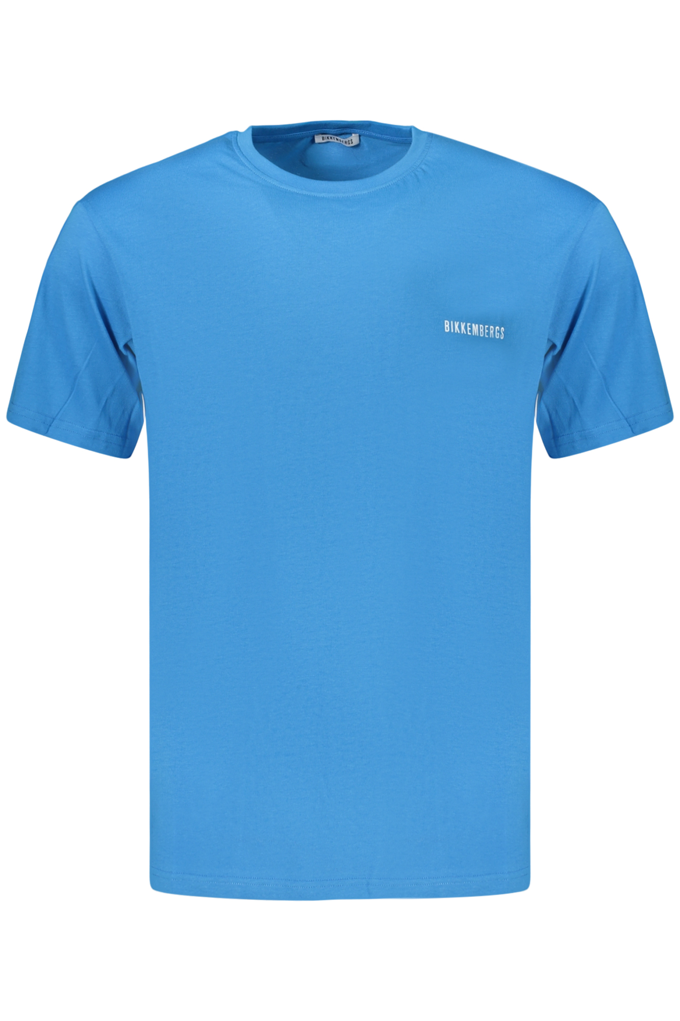 BIKKEMBERGS Herren-Kurzarm-T-Shirt, Blau