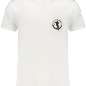 BIKKEMBERGS Herren Kurzarm-T-Shirt Weiß