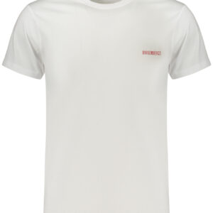 BIKKEMBERGS Herren Kurzarm-T-Shirt Weiß