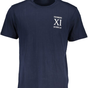 BIKKEMBERGS HERREN-KURZÄRMELIGES T-SHIRT BLAU