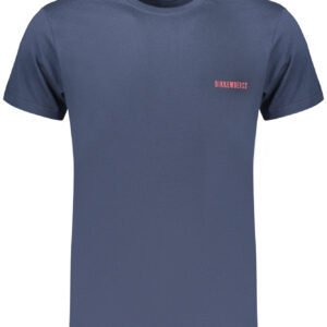 BIKKEMBERGS Herren Kurzarm-T-Shirt Blau