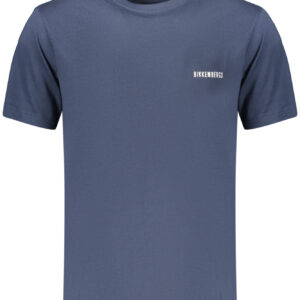 BIKKEMBERGS Herren Kurzarm-T-Shirt Blau