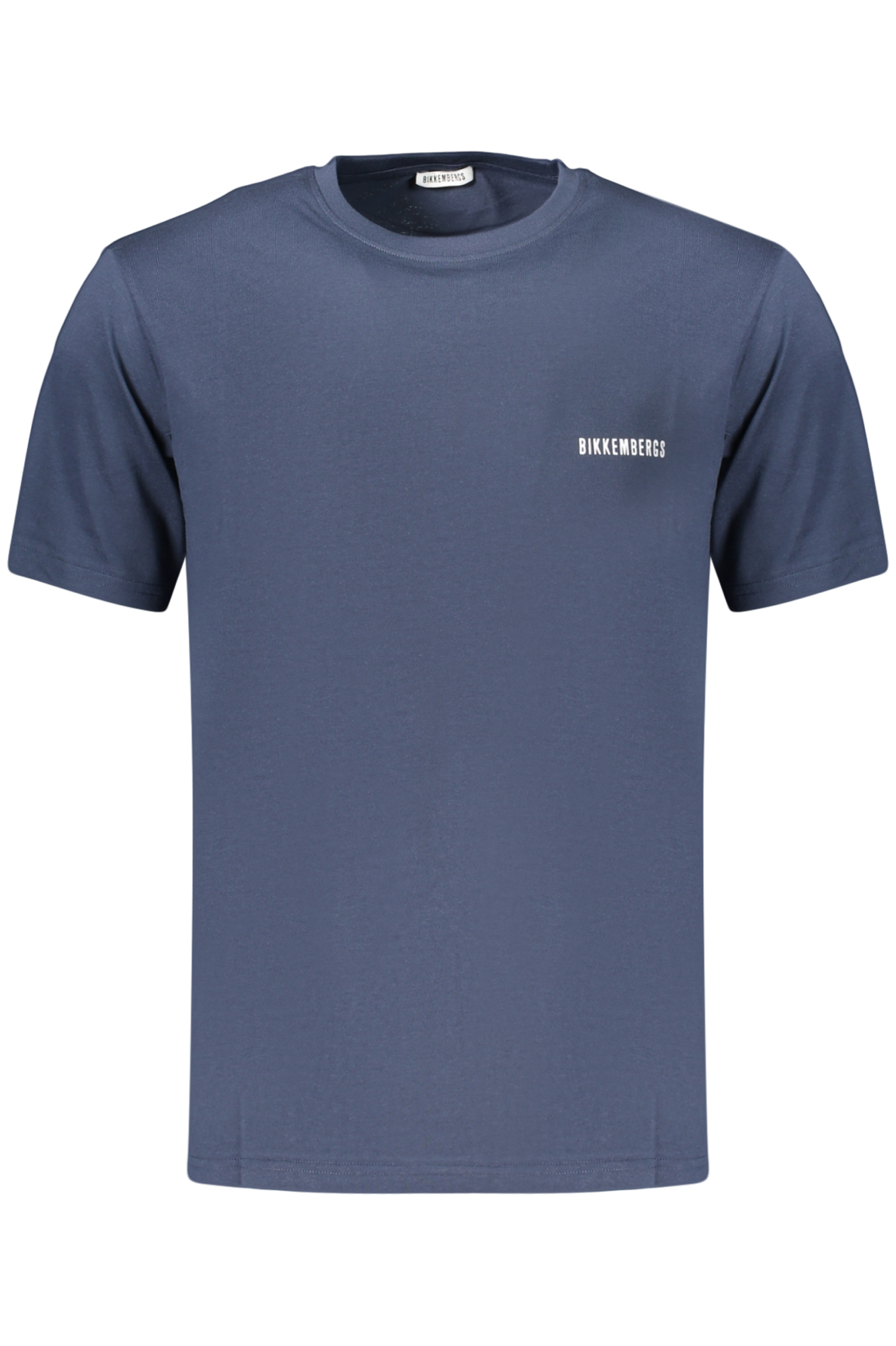 BIKKEMBERGS Herren Kurzarm-T-Shirt Blau