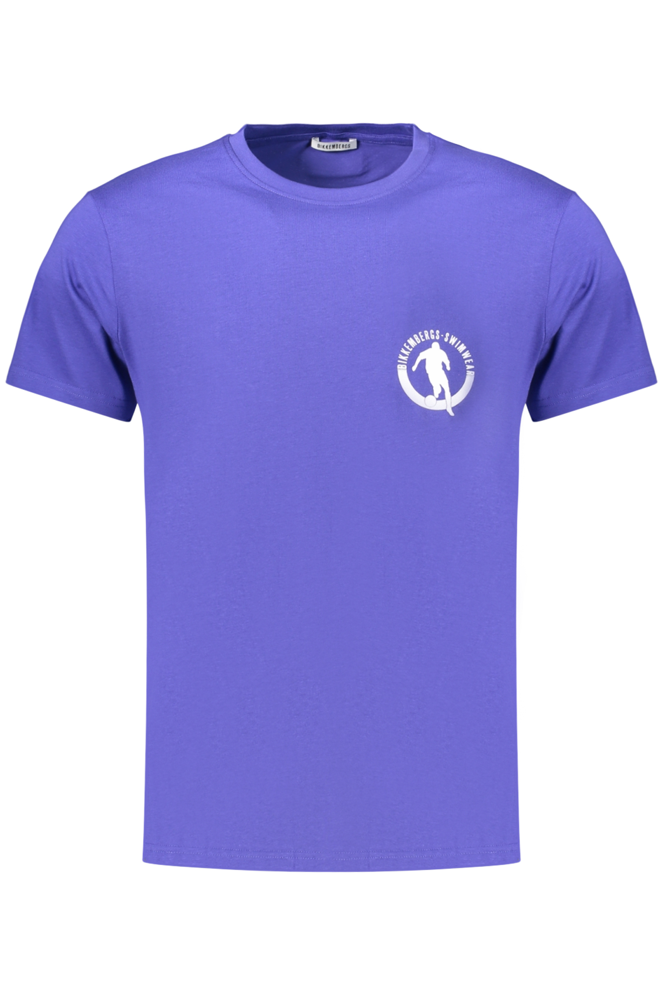 BIKKEMBERGS Herren Kurzarm-T-Shirt Blau
