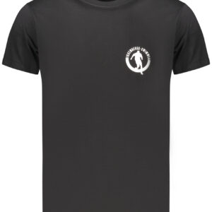 BIKKEMBERGS Herren Kurzarm-T-Shirt Schwarz