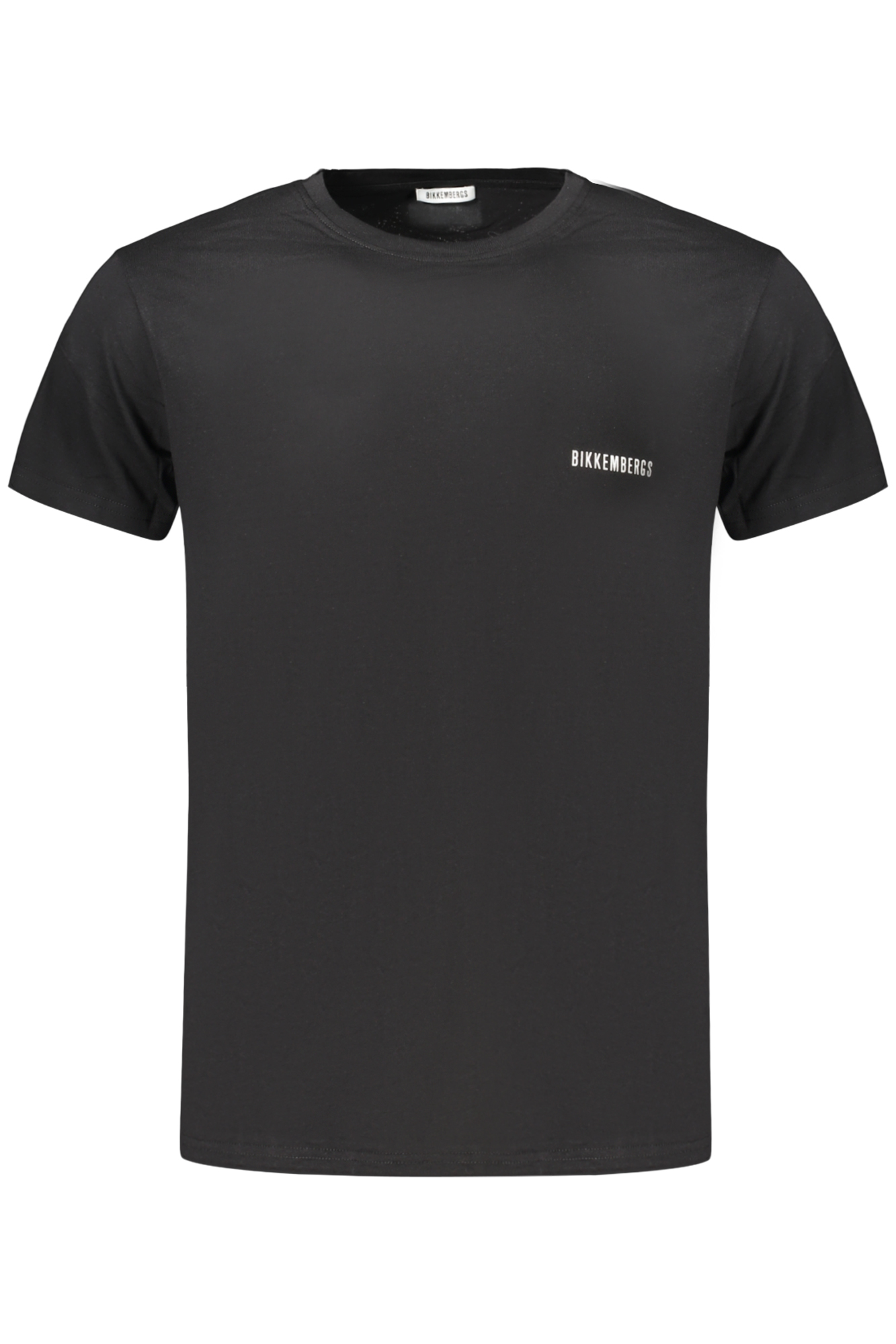 BIKKEMBERGS Herren Kurzarm-T-Shirt Schwarz