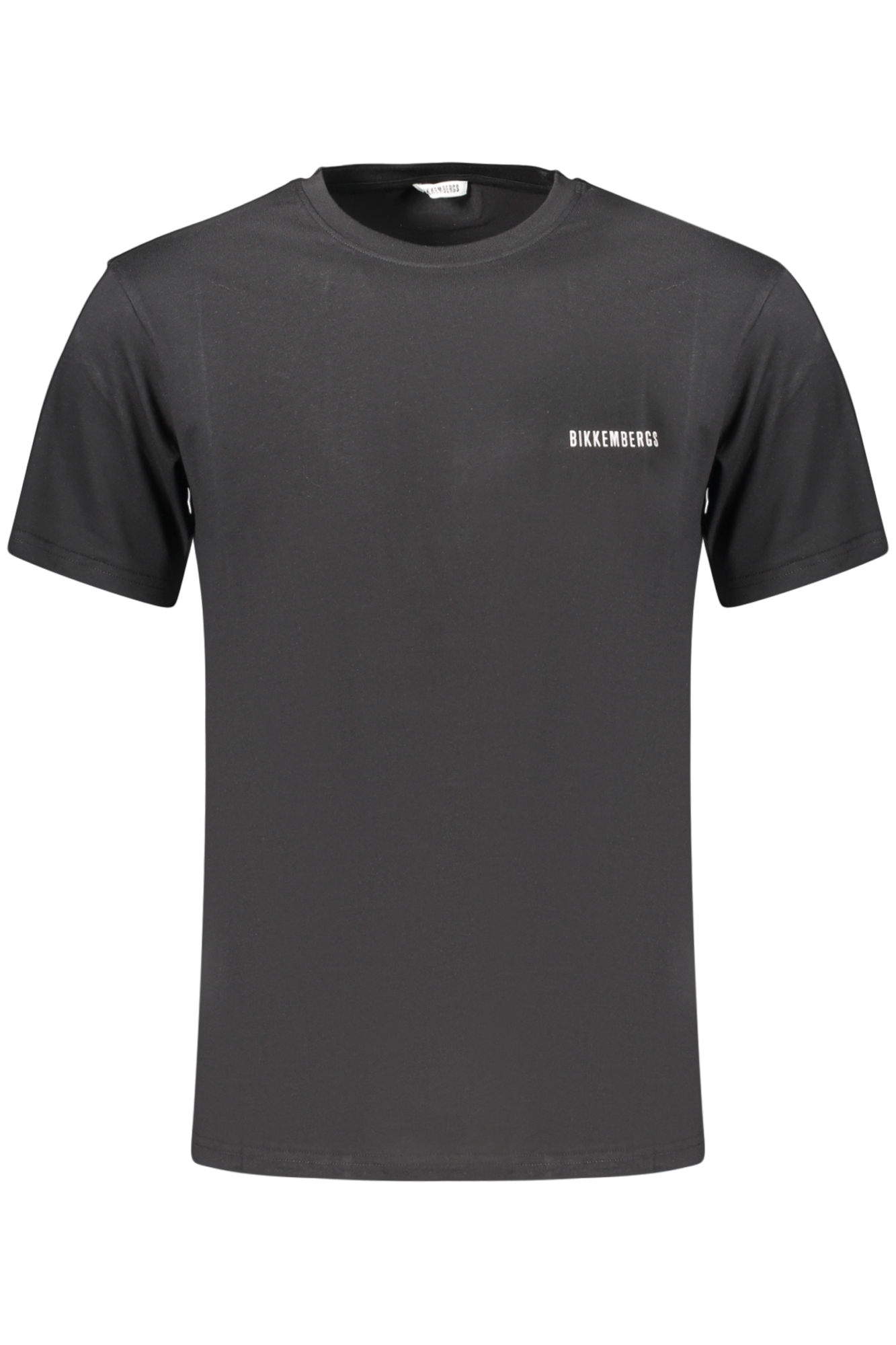 BIKKEMBERGS Herren Kurzarm-T-Shirt Schwarz