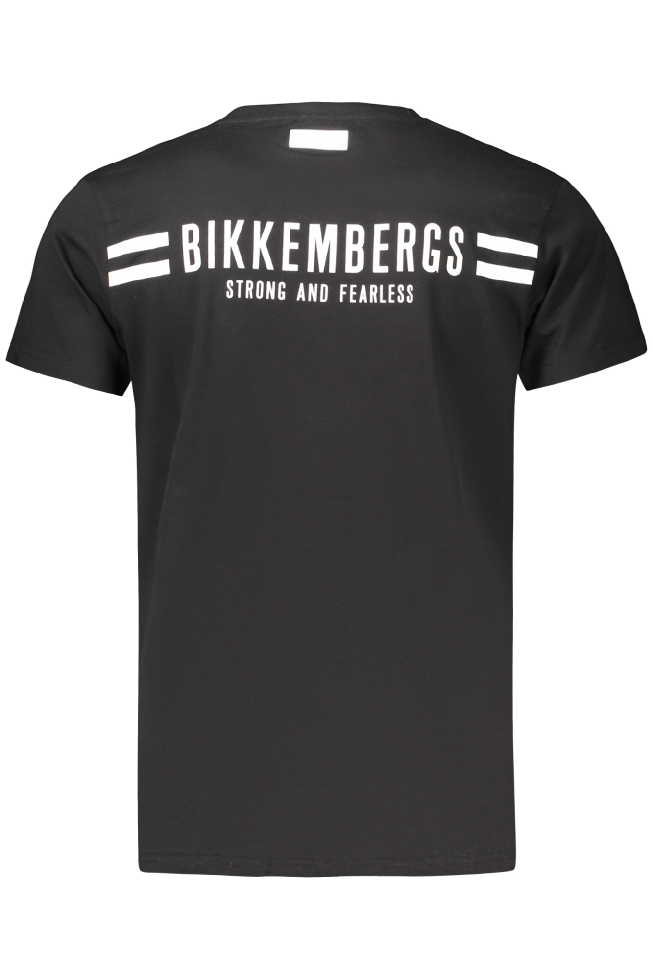 BIKKEMBERGS Herren Kurzarm-T-Shirt Schwarz – Bild 2