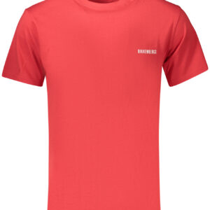 BIKKEMBERGS Herren-Kurzarm-T-Shirt, Rot