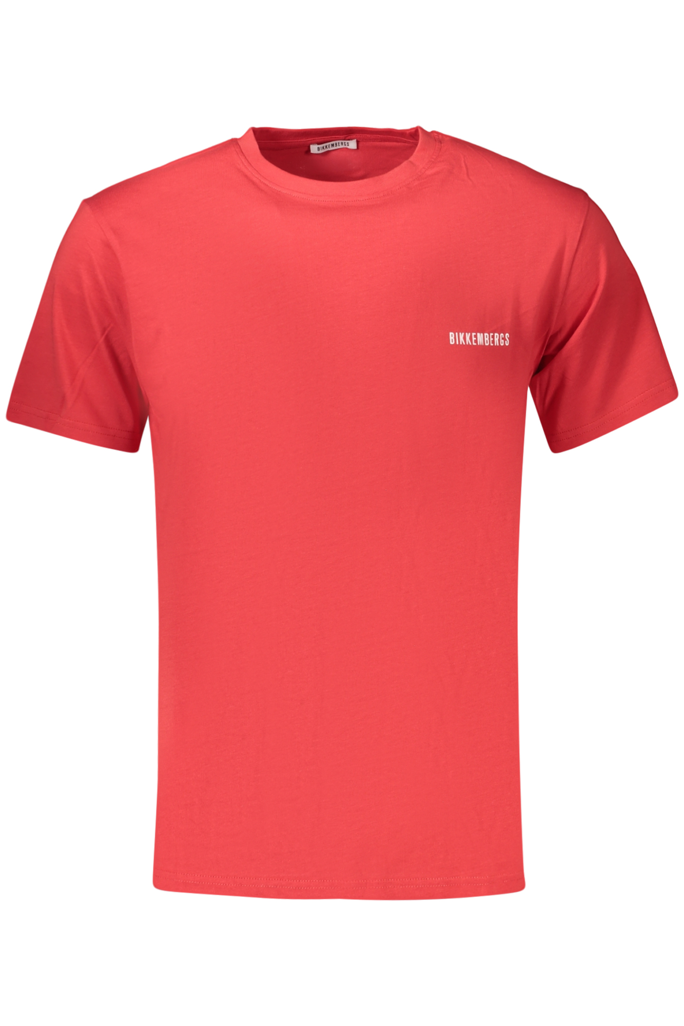 BIKKEMBERGS Herren-Kurzarm-T-Shirt, Rot