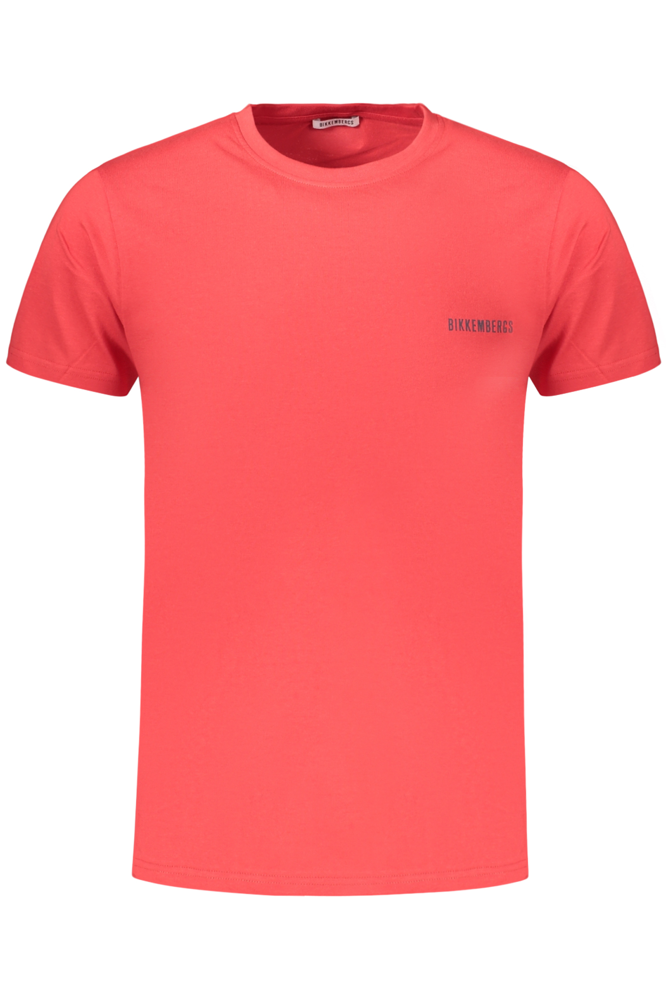 BIKKEMBERGS Herren-Kurzarm-T-Shirt, Rot