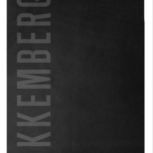 BIKKEMBERGS Herren-Strandtuch, schwarz