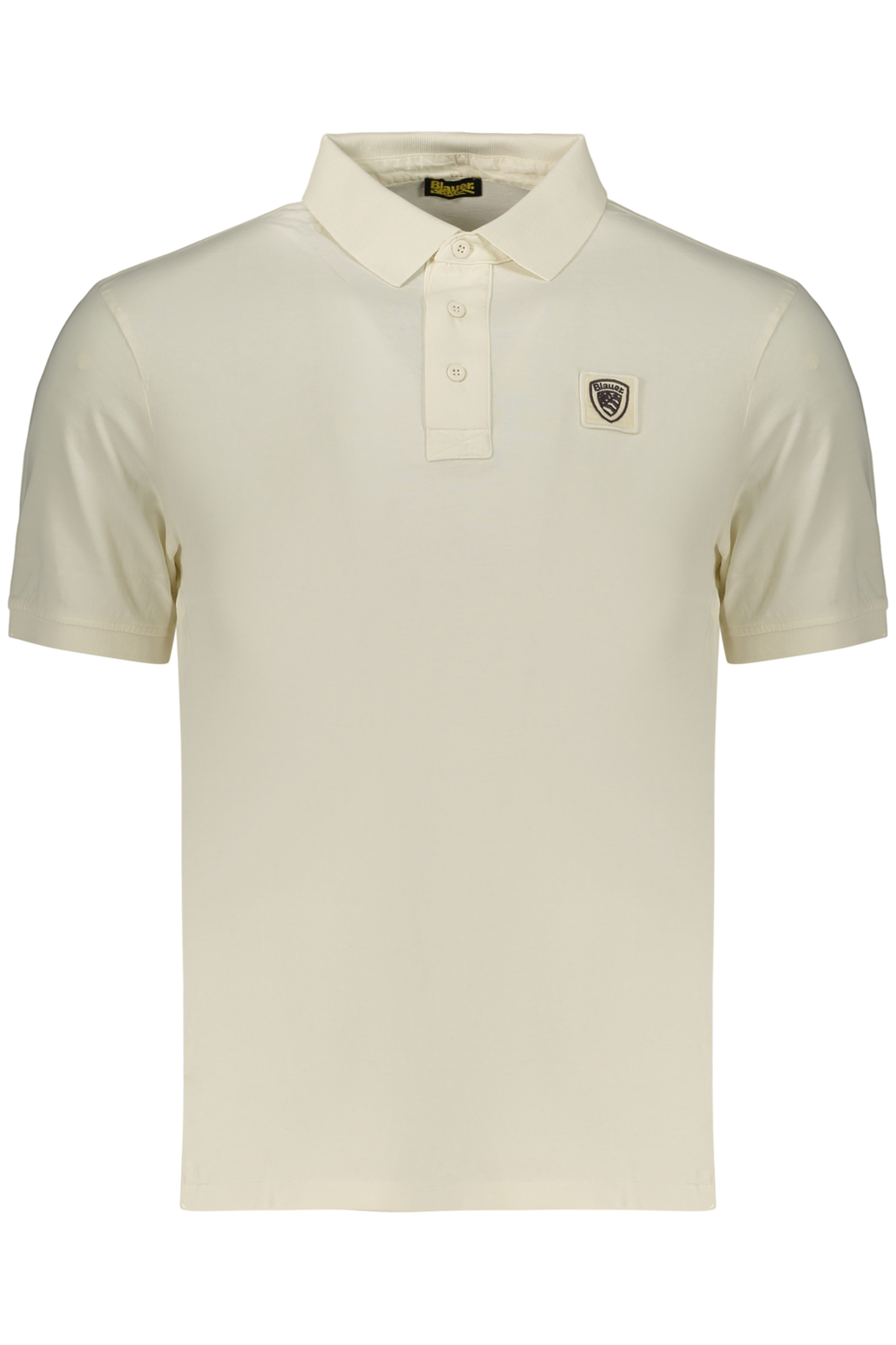 BLAUER APPAREL HERREN-POLOSHIRT MIT KURZEN ÄRMELN, WEISS