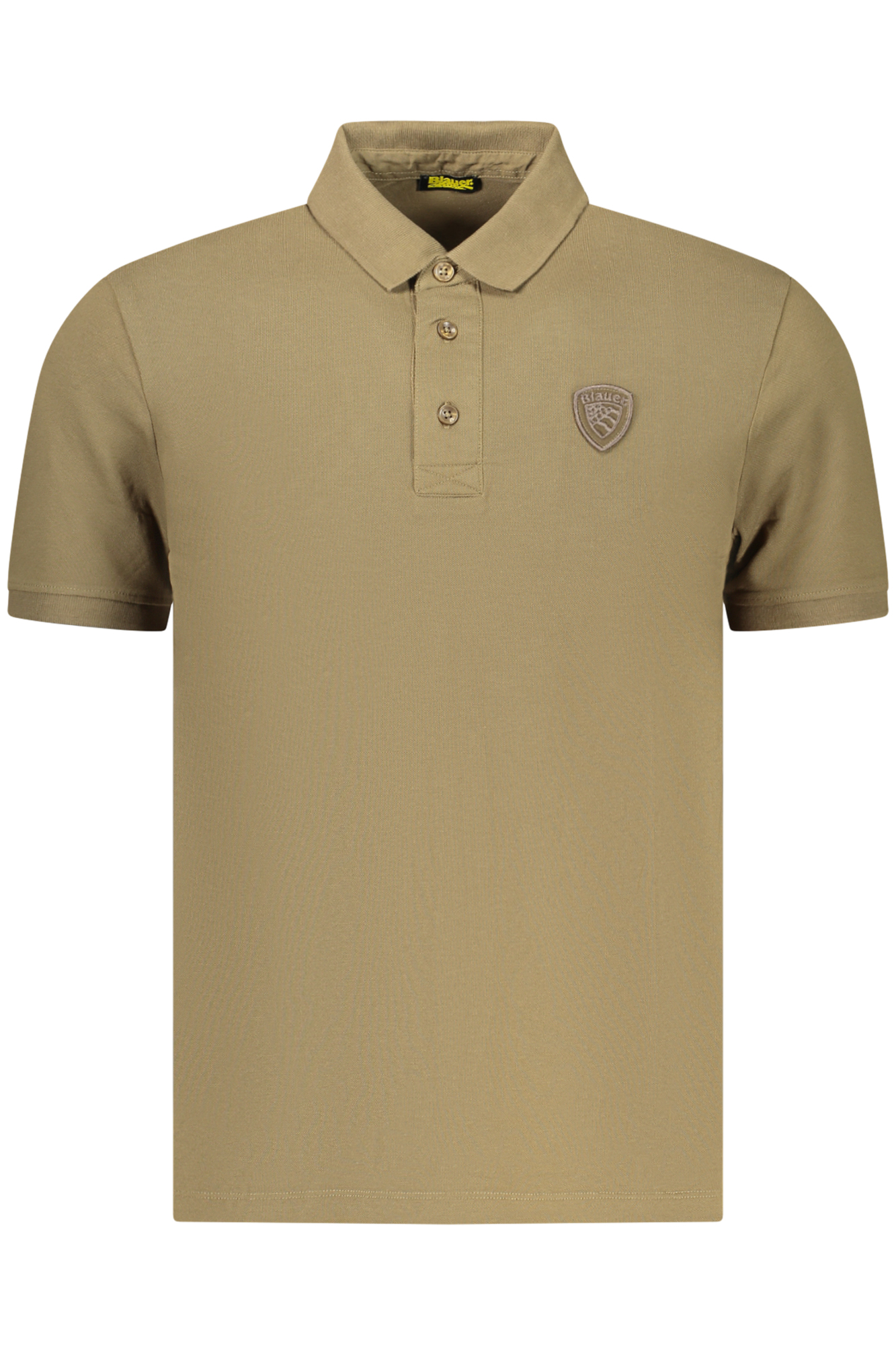 BLAUER APPAREL Herren-Poloshirt, kurzärmelig, grün