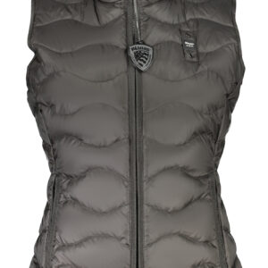 BLAUER APPAREL DAMEN ÄRMELLOSE JACKE IN SCHWARZ