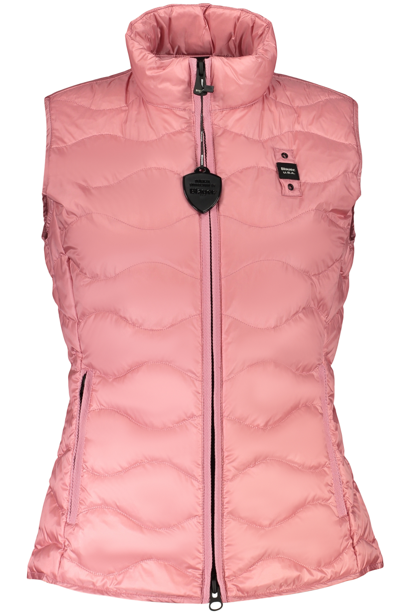 BLAUER APPAREL DAMEN ÄRMELLOSE JACKE IN ROSA