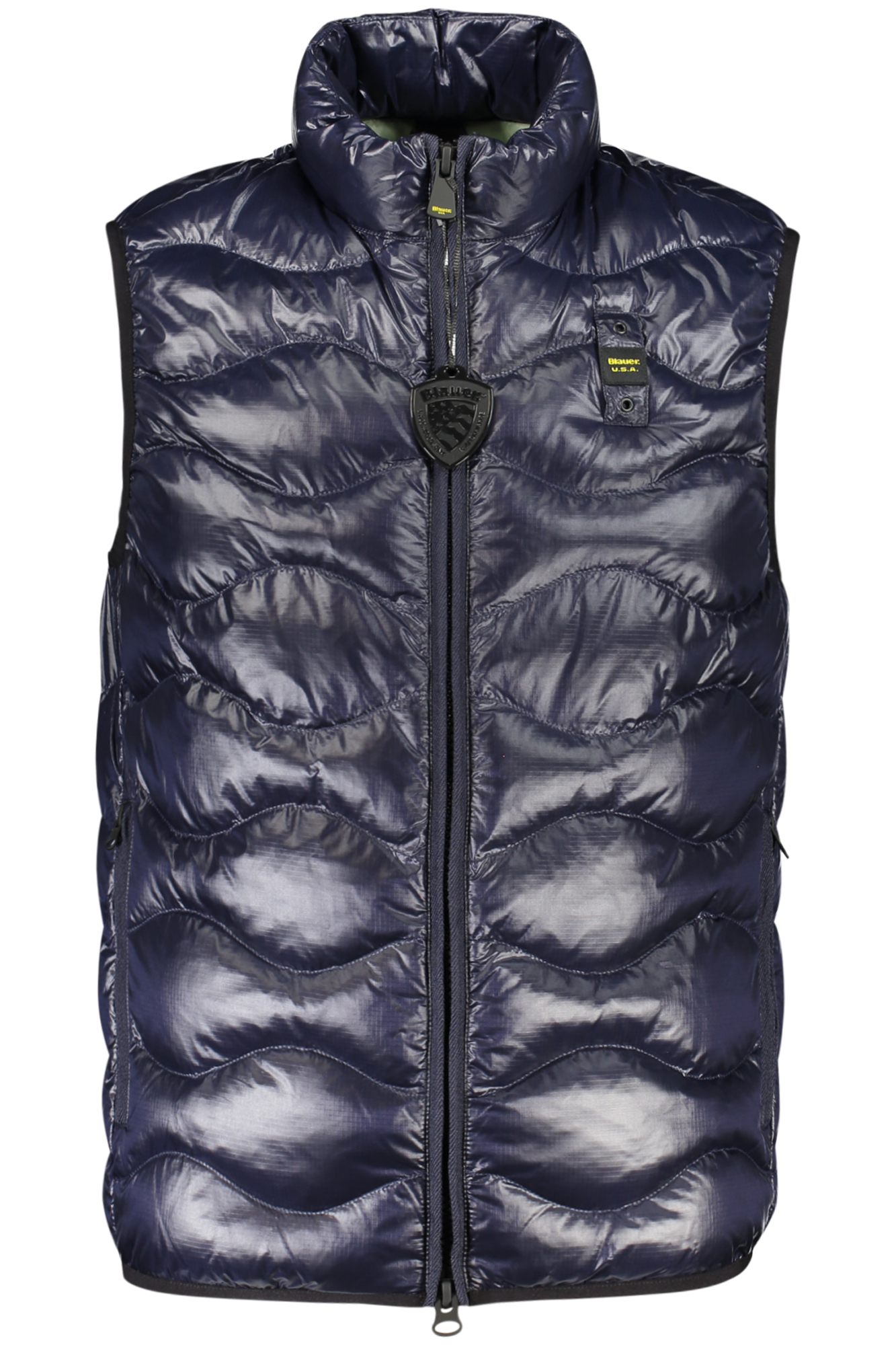 BLAUER APPAREL HERREN BLAUE ÄRMELLOSE JACKE