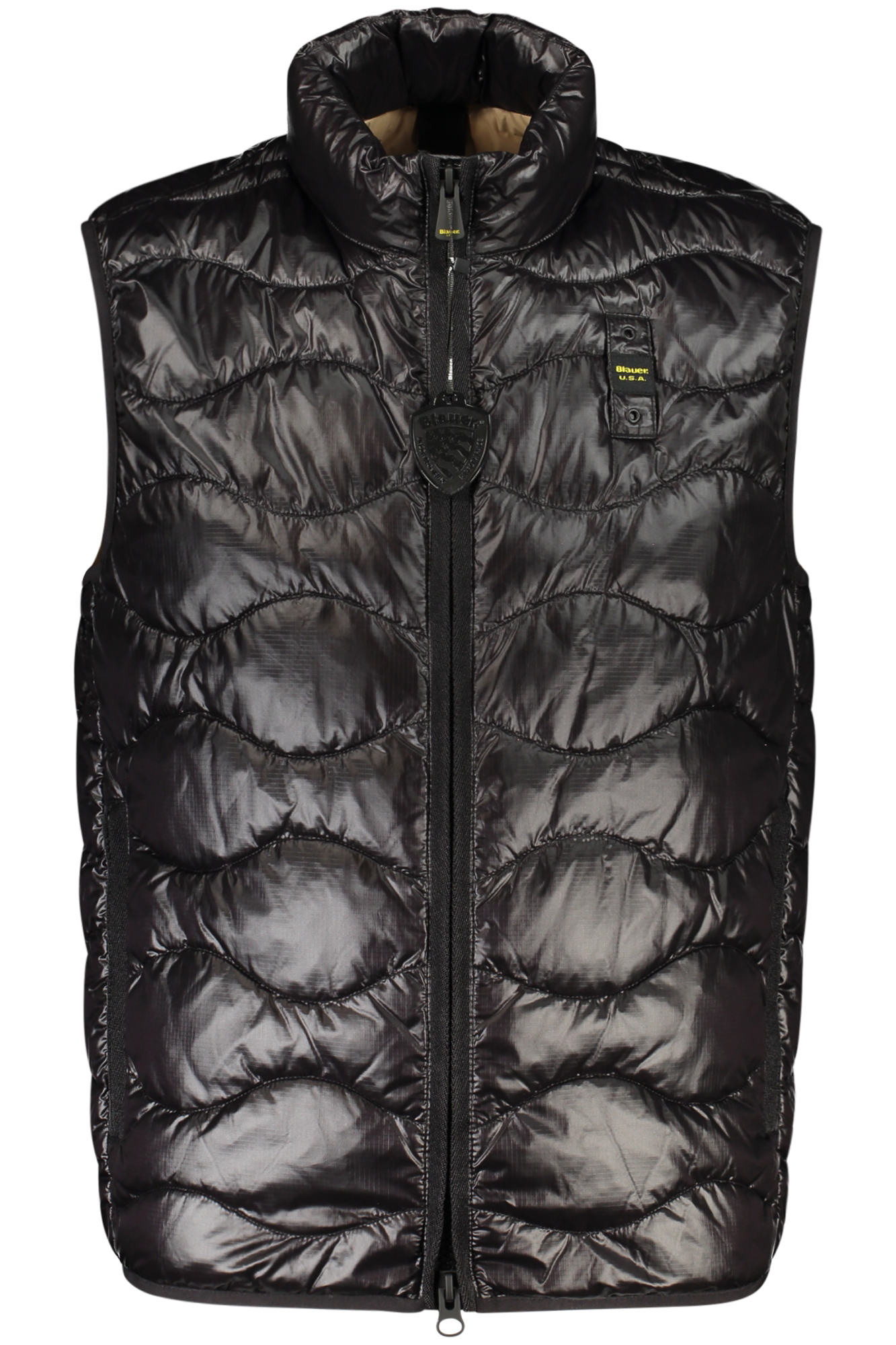 BLAUER APPAREL HERREN ÄRMELLOSE JACKE IN SCHWARZ