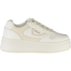 BLAUER SPORTSCHUHE DAMEN WEIß