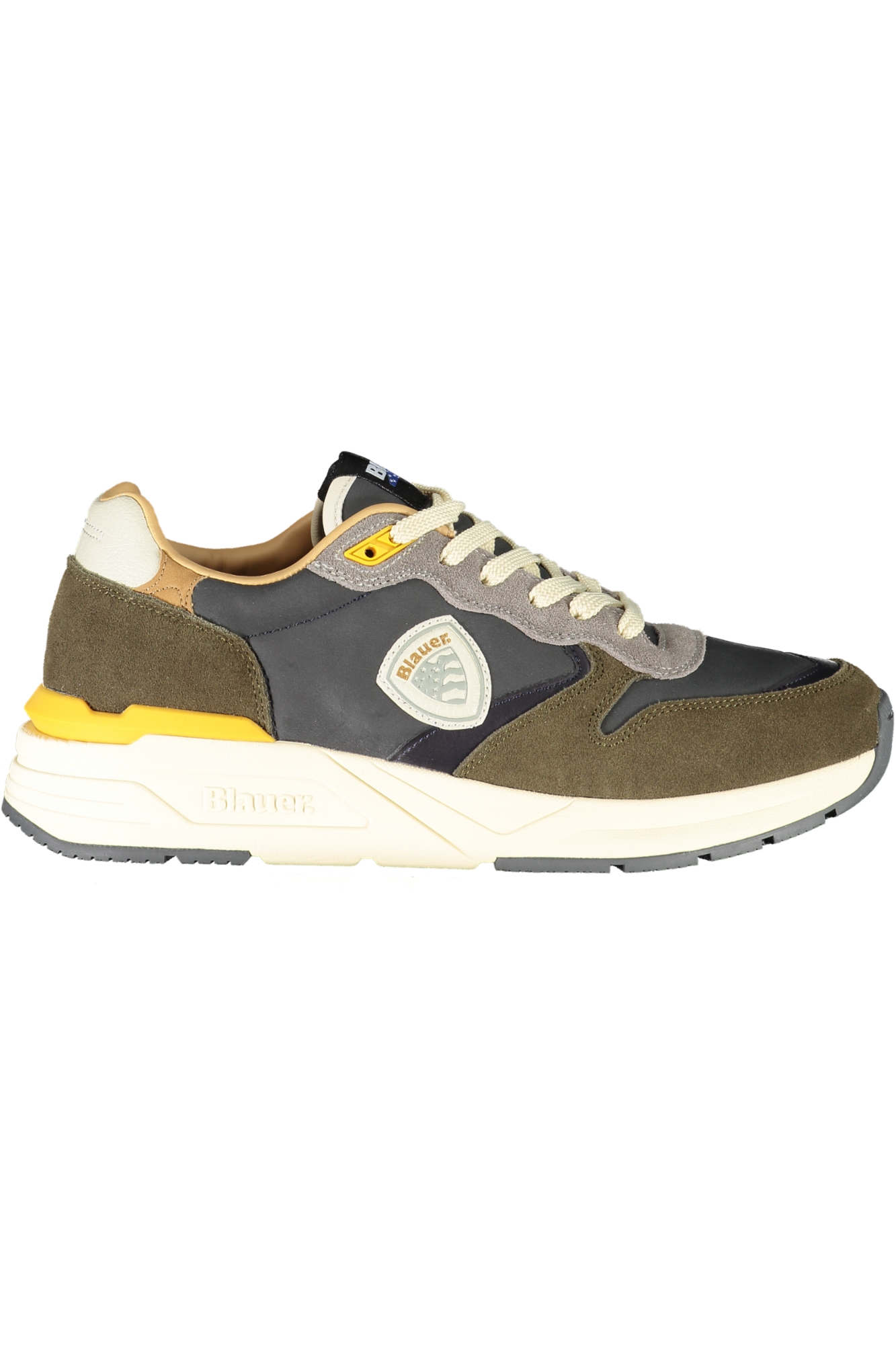BLAUER GRÜNE HERREN-SPORTSCHUHE