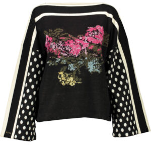 BLUGIRL SCHWARZER FRAUEN-PULLOVER