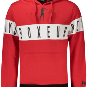 ROTES REISSVERSCHLUSS-SWEATSHIRT FÜR HERREN VON BOXEUR DES RUES
