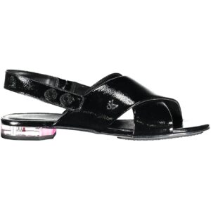 CALVIN KLEIN DAMEN SANDALE SCHUHE SCHWARZ