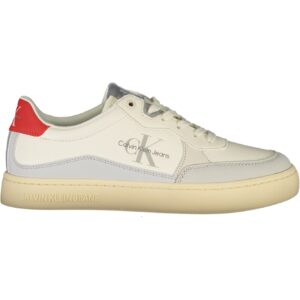 CALVIN KLEIN WEISSE HERREN-SPORTSCHUHE