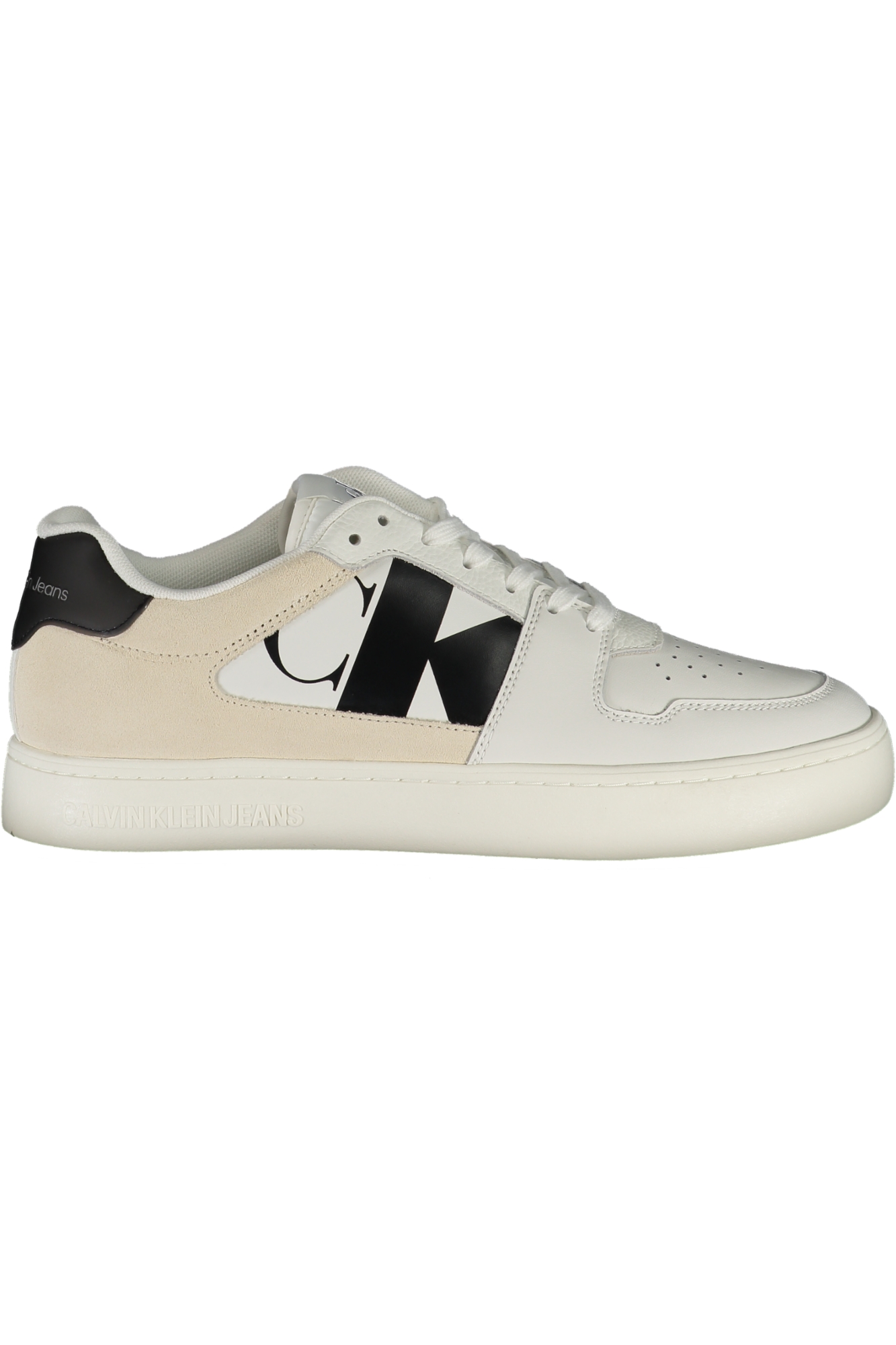 CALVIN KLEIN WEISSE HERREN-SPORTSCHUHE