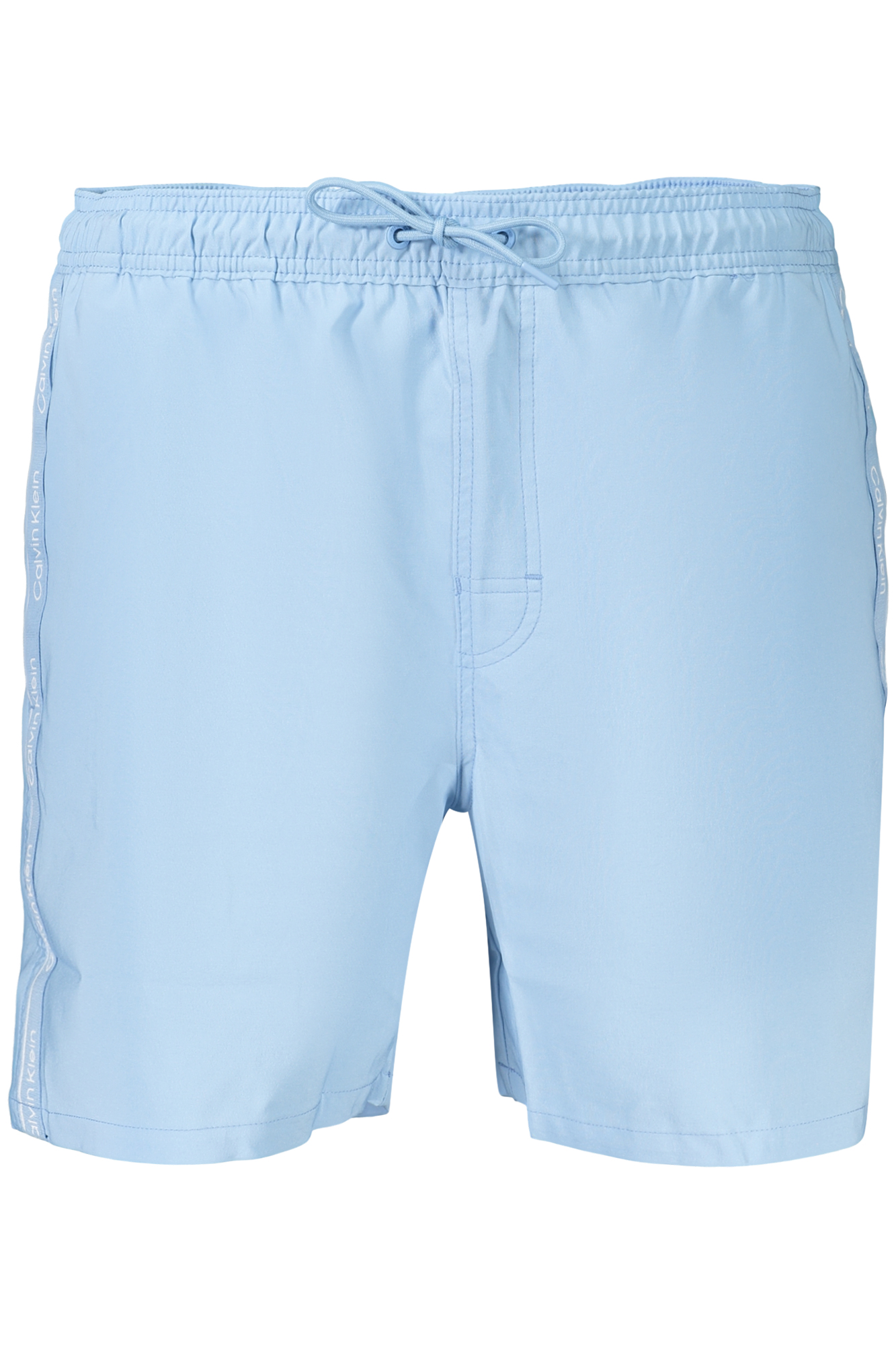 CALVIN KLEIN HERREN BADEANZUG MIT BLAUEM UNTERTEIL