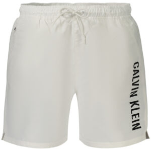 CALVIN KLEIN HERREN BADEANZUG MIT WEISSEM UNTERTEIL