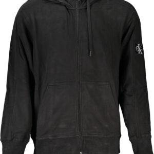 CALVIN KLEIN HERREN-SWEATSHIRT MIT SCHWARZEM ZIP